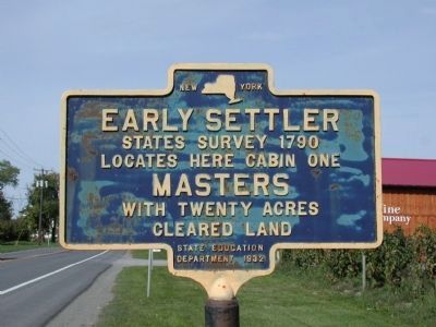 Early Settler Marker image. Click for full size.