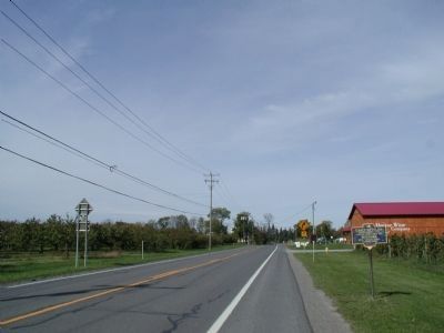 Southern Approach to Early Settler Marker. Click for full size. Southern Approach to Early Settler Marker image. Click for full size.