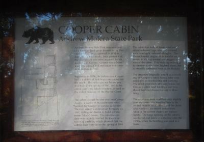 Cooper Cabin Marker image. Click for full size.