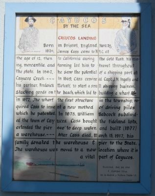 Cayucos by the Sea Marker image. Click for full size.