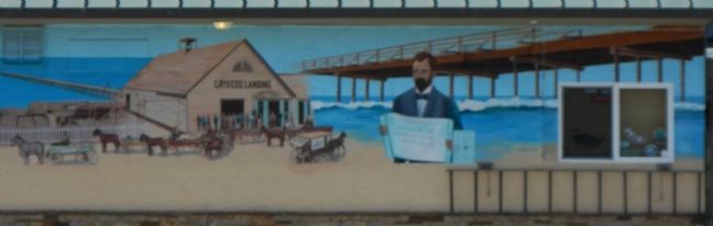 Cayucos by the Sea Mural image. Click for full size.