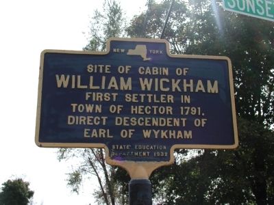 William Wickham Marker. Click for full size. William Wickham Marker image. Click for full size.