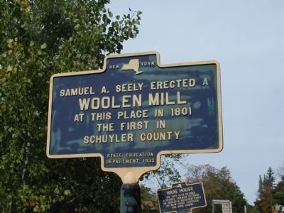 Woolen Mill Marker image. Click for full size.