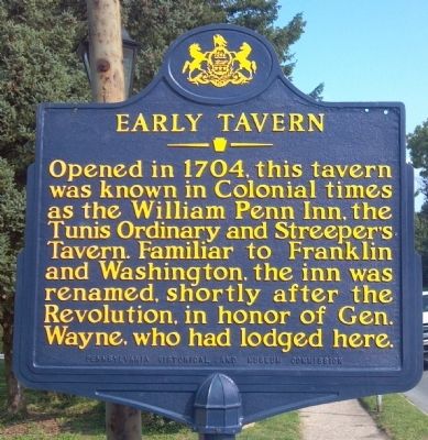 Early Tavern Marker. Click for full size. Early Tavern Marker image. Click for full size.