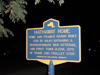 Hathaway Home Marker image. Click for full size.