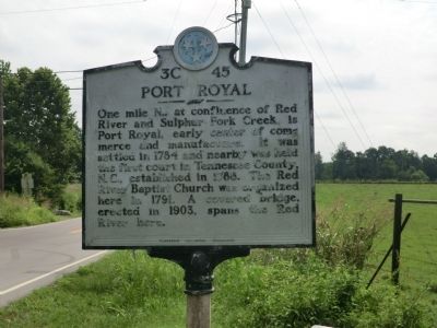 Port Royal Marker. Click for full size. Port Royal Marker image. Click for full size.
