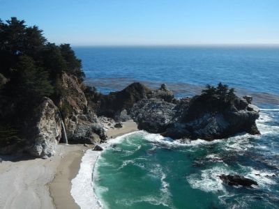McWay Waterfall at Julia Pfeiffer Burns State Park image. Click for full size.