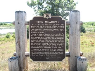 Crex Meadows Marker image. Click for full size.