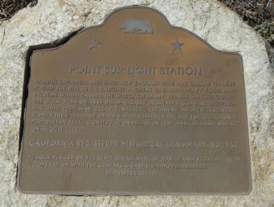 Point Sur Light Station Marker image. Click for full size.