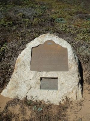 Point Sur Light Station Marker and National Register of Historic Places Plaque image. Click for full size.