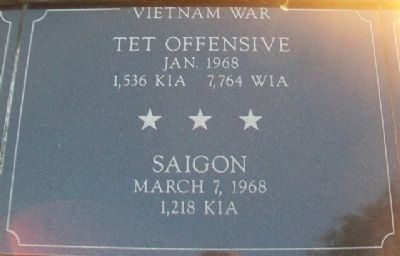 War Memorial Tet - Saigon Marker image. Click for full size.