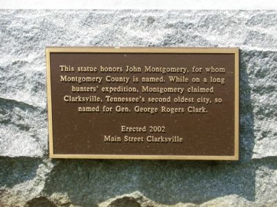 John Montgomery Statue Marker image. Click for full size.