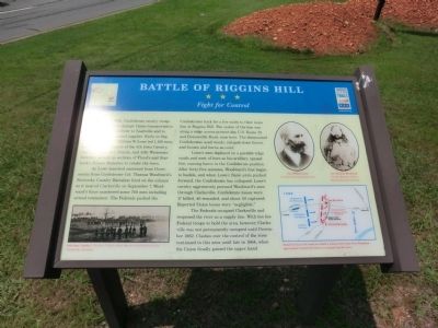 Battle of Riggins Hill Marker image. Click for full size.