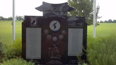 Korean War Veterans Memorial Marker image. Click for full size.