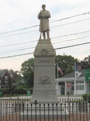 Mystic Civil War Memorial. Click for full size. Mystic Civil War Memorial image. Click for full size.