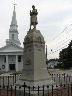Mystic Civil War Memorial. Click for full size. Mystic Civil War Memorial image. Click for full size.
