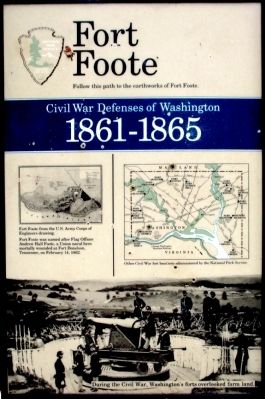 Fort Foote Marker image. Click for full size.