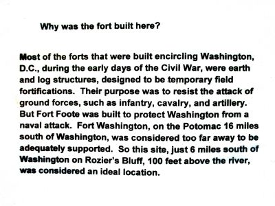 Why was the fort built here? image. Click for full size.