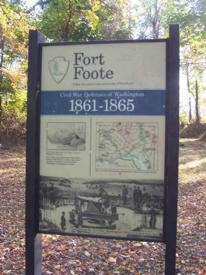 Fort Foote Marker image. Click for full size.