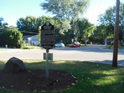 Monona�s Birthplace / Monona's History Marker image. Click for full size.