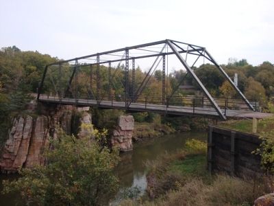 1908 Palisades Bridge Side View image. Click for full size.