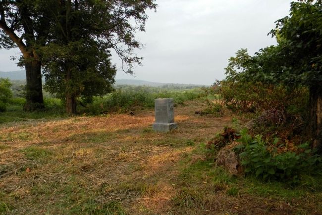 Wide view of the Thomas Jefferson Marker. Click for full size. Wide view of the Thomas Jefferson Marker image. Click for full size.