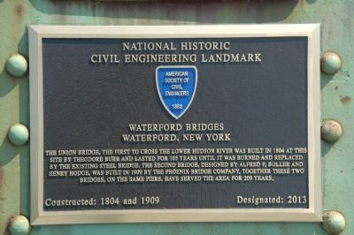 Waterford Bridges Marker image. Click for full size.