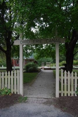 Ohio and Erie Canal Entrance. Click for full size. Ohio and Erie Canal Entrance image. Click for full size.