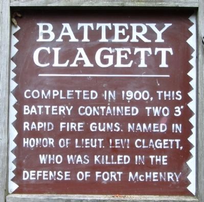 Battery Clagett Marker image. Click for full size.