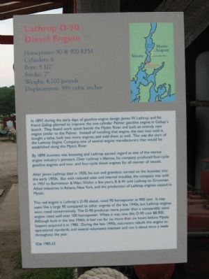 Lathrop D-90 Diesel Engine Marker. Click for full size. Lathrop D-90 Diesel Engine Marker image. Click for full size.