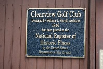 Clearview Golf Club Marker image. Click for full size.