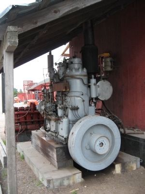 Wichmann Semi-Diesel Engine image. Click for full size.