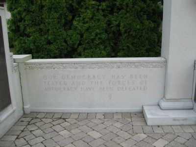 Pawcatuck World War I Monument. Click for full size. Pawcatuck World War I Monument image. Click for full size.