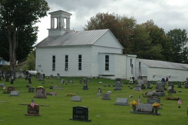 Christian Church & Cemetery image. Click for full size.
