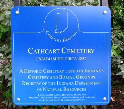 Cathcart Cemetery Marker image. Click for full size.