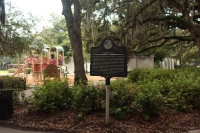 Forsyth Park and Marker image. Click for full size.