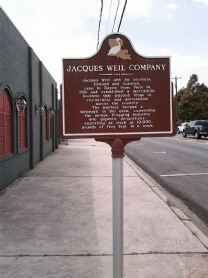 Jacques Weil Company Marker image. Click for full size.