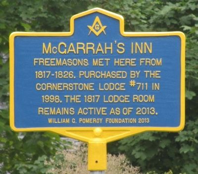 McGarrahs Inn Marker image. Click for full size.