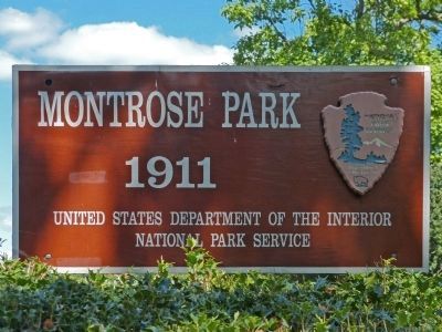 Montrose Park<br>1911. Click for full size. Montrose Park<br>1911 image. Click for full size.