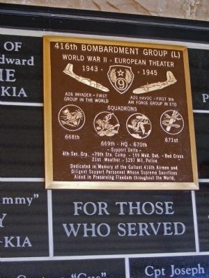 416th Bomb Group Marker image. Click for full size.