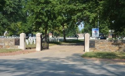 New Albany National Cemetery. Click for full size. New Albany National Cemetery image. Click for full size.