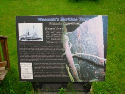 Steamer Vernon Marker. Click for full size. Steamer Vernon Marker image. Click for full size.