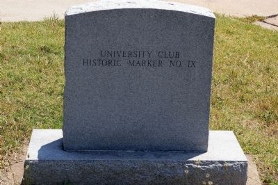 Reverse Side Of Marker. Click for full size. Reverse Side Of Marker image. Click for full size.