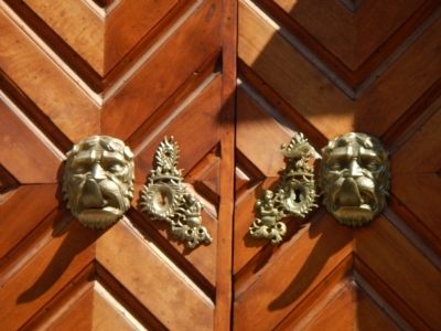 Mercantile Palace doors image. Click for full size.