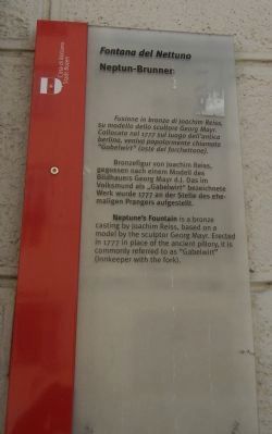 Neptune�s Fountain Marker image. Click for full size.