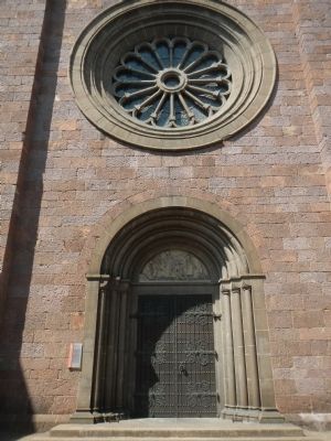 The Church of the Sacred Heart of Jesus Marker image. Click for full size.