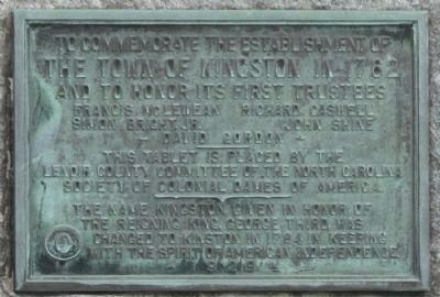 The Town Of Kingston Marker image. Click for full size.
