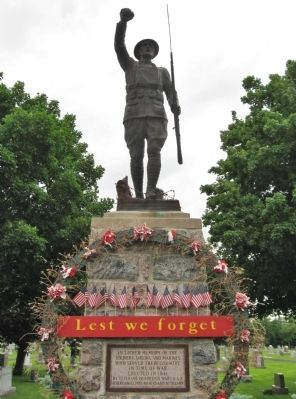 Doughboy Monument. Click for full size. Doughboy Monument image. Click for full size.