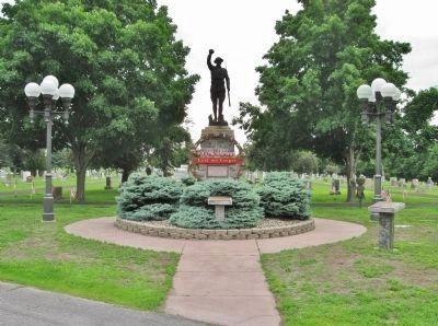 Doughboy Monument. Click for full size. Doughboy Monument image. Click for full size.