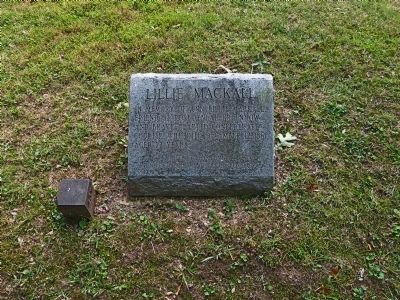 Lillie Mackall Marker image. Click for full size.